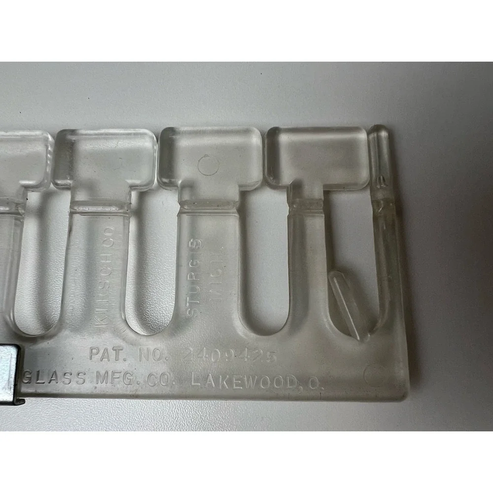 Kirsch Curtain Swag Pleater Clear Acrylic Plastic Hardware 2 Sets No Sew